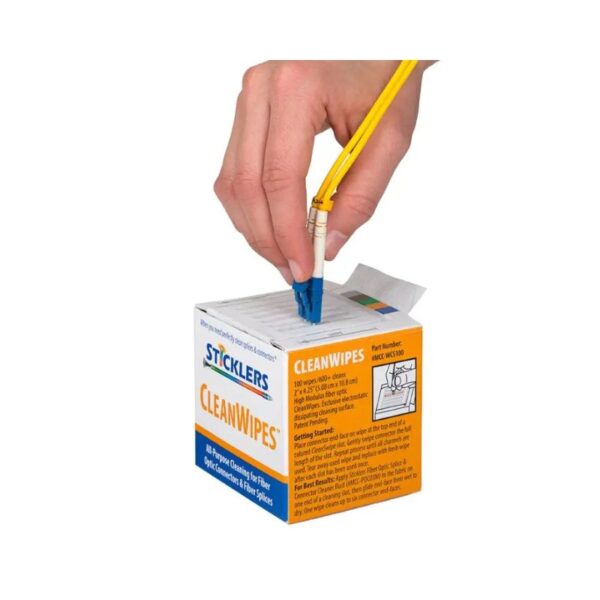 CleanWipes 600 Fiber Optic Wipes (1)