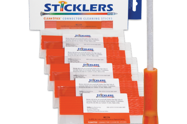 Sticklers Fiber Optic Cleaning Sticks for MTRJ, Orange, 50 Sticks per Box
