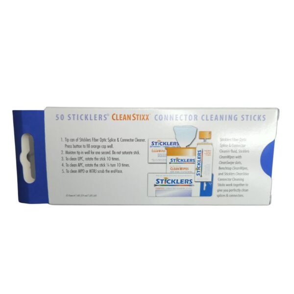 Connector Cleaning Stick 1.6mm & 2.0mm STICKLERS Red