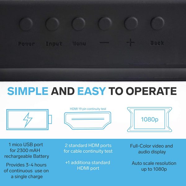HDMI Tester Easy to Operate
