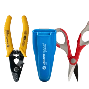 Jonard Tools Fiber Stripper & Kevlar® Shears Kit, Molded Pouch TK-350