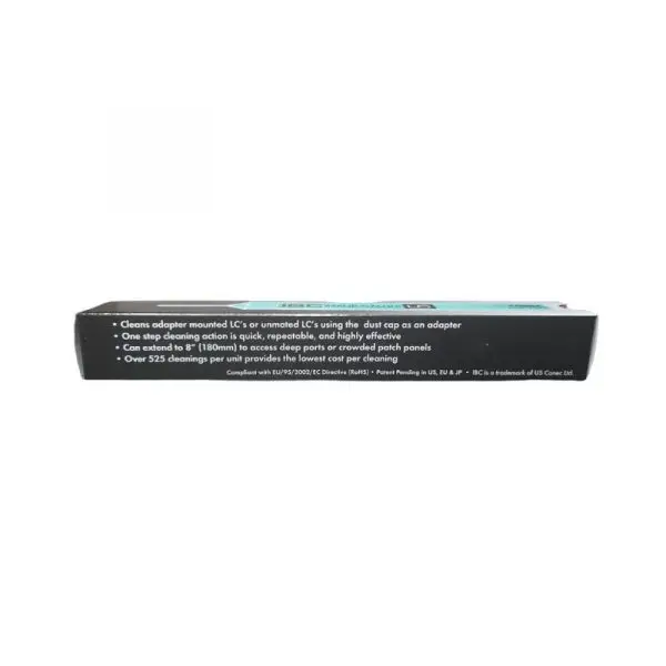 Fibre Optic Cleaning Tool for 1.25mm Connectors, Easy To Use One Click Cleaner LC 2 US Conec 9393 Fiber Optic Cleaning Tool for 1.25mm Connectors, One Click Fibre Cleaner LC (2)