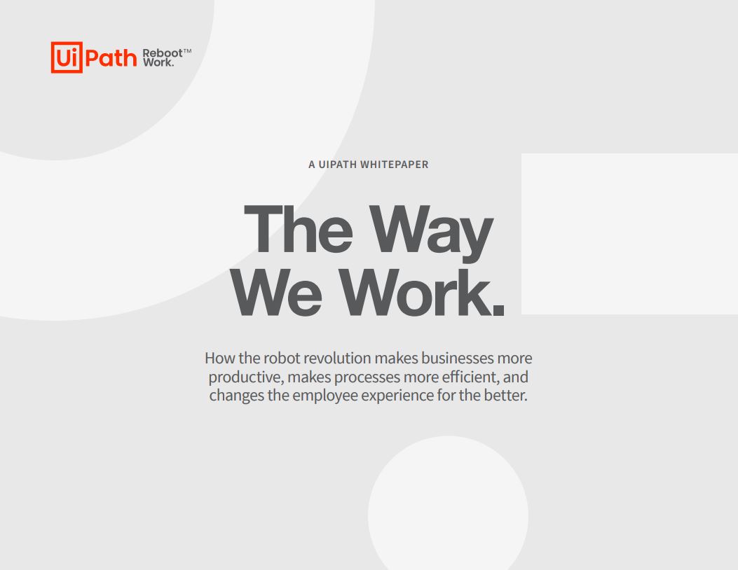 Intro to RPA - The Way We Work Whitepaper
