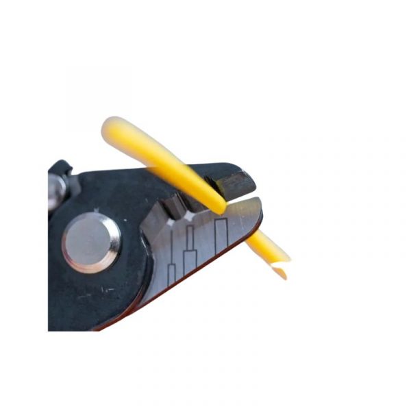 Jonard Tools JIC-375 Fibre Optic Stripping Tool, Three Hole, Safety Lock, TPR Handle