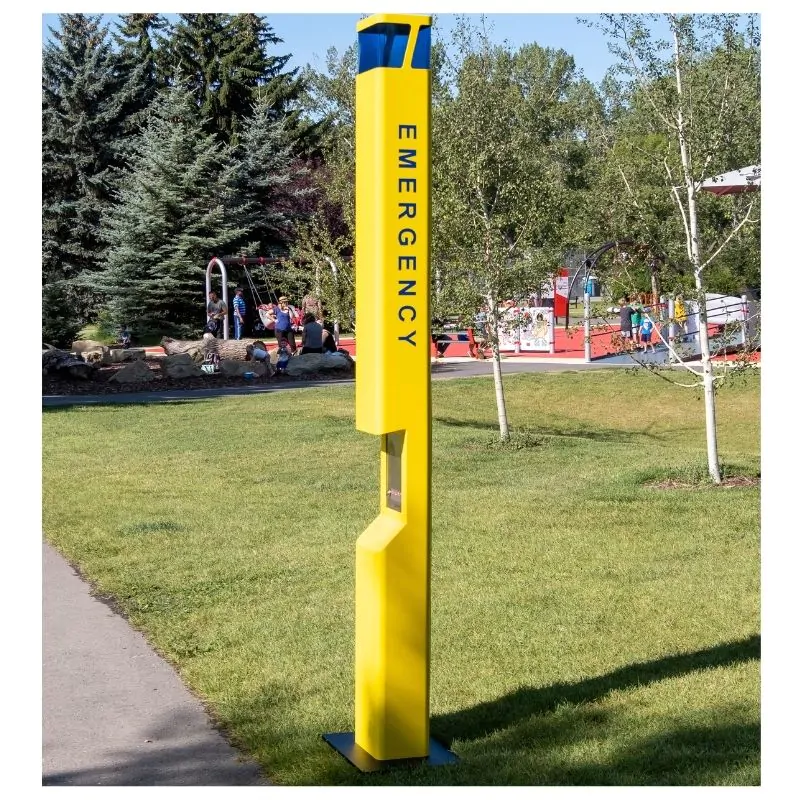 Blue Light Emergency/Assistance Outdoor Help Point Pedestal 1 OGP-10