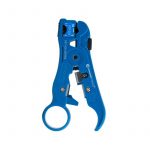 Universal Cable Stripping Tool with Cable Stop for COAX, Network, and Telephone Cables UST-525