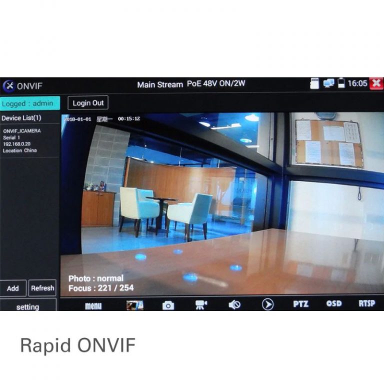 Multi-Function IP/CCTV System Camera Tester