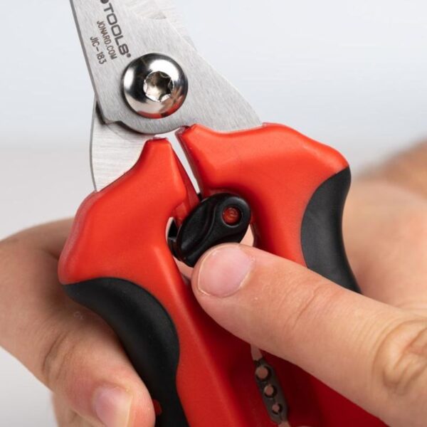 Jonard Tools JIC-183 Heavy Duty Scissor with Wire Stripper Cutting Fiber (4)