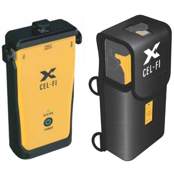 The Cel-Fi COMPASS XR scanning receiver with carry case