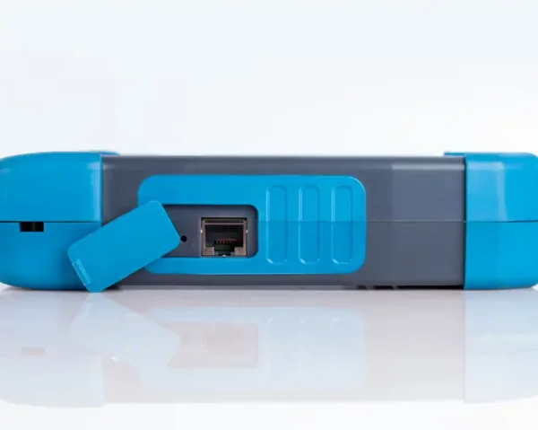 Close-up of OTDR adapters and accessories included with the Jonard Tools Multi-function OTDR.