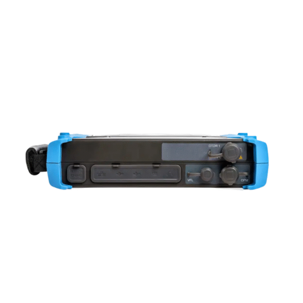 Close-up of FC/APC and SC/APC OTDR adapters included with the Professional OTDR Multi-Function.